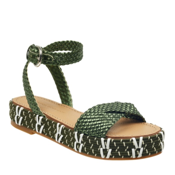 Sigerson Morrison Shoes - Sigerson Morrison Metallic Braided Leather Sandals Sigerson Morrison Shoes - Sigerson Morrison Metallic Braided Leather Sandals
